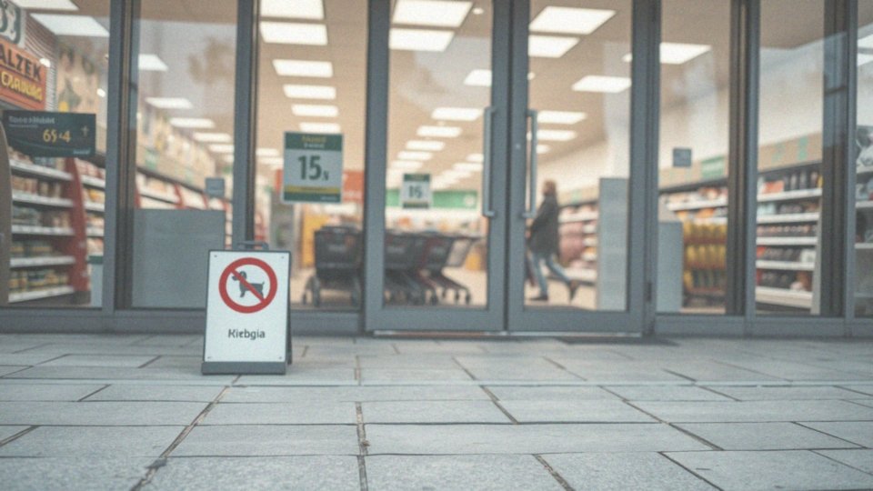 Jakie przepisy dotyczą wprowadzenia psów do sieci handlowych?