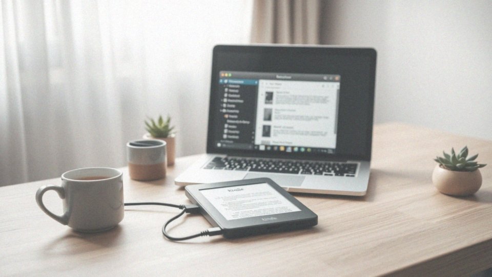Jak przesłać ebooki na Kindle przez kabel USB?
