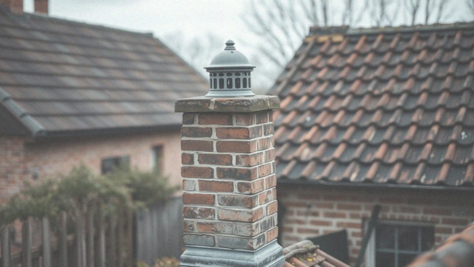 Jak montuje się daszek na komin?