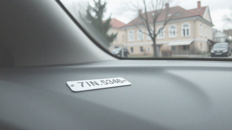 Co to jest numer VIN i jak go wykorzystać?